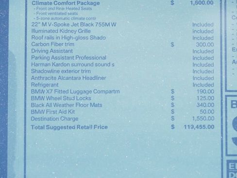 New 2027 BMW X7 M60i w/ Climate Comfort Package AWD/4WD image 8