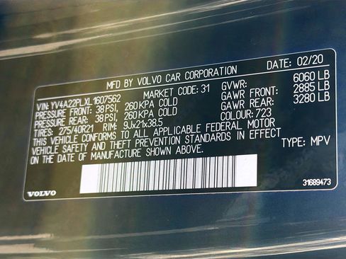 Used 2020 Volvo XC90 T6 Inscription w/ Protection Package Premier image 44