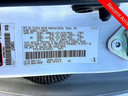 Used 2014 Toyota Tundra Limited w/ Limited Premium Package AWD/4WD image 9