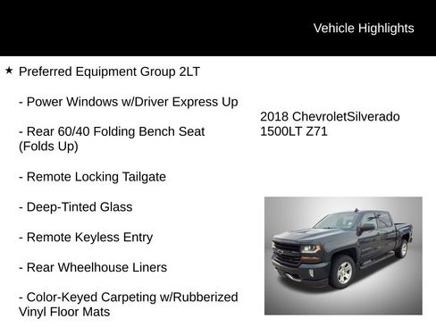 Used 2018 Chevrolet Silverado 1500 LT w/ All Star Edition image 4