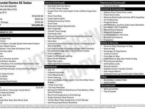 Used 2019 Hyundai Elantra SE FWD image 3
