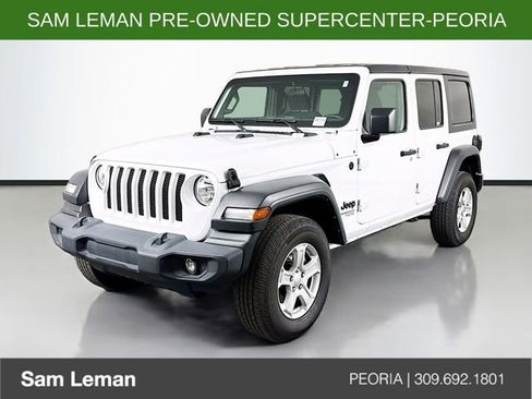 Used 2021 Jeep Wrangler Unlimited Sport AWD/4WD image 3