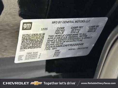 New 2026 Chevrolet Tahoe LS RWD image 27