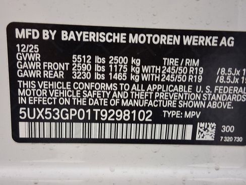 New 2026 BMW X3 xDrive30 w/ Convenience Package image 19