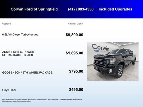 Used 2022 GMC Sierra 3500 AT4 w/ Gooseneck/5TH Wheel Package image 5
