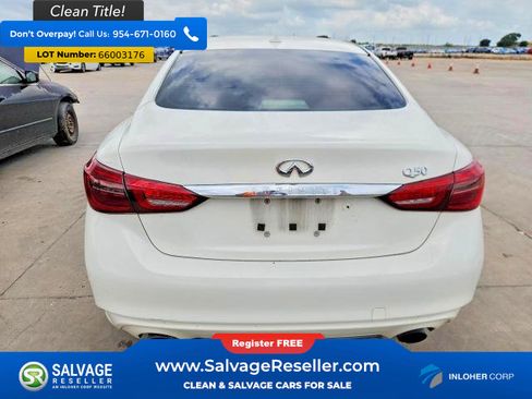 Used 2018 INFINITI Q50 Luxe w/ Cargo Package (L95) RWD image 8