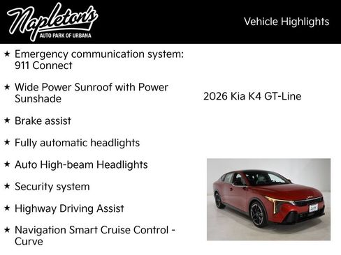 New 2026 Kia K4 EX FWD image 16