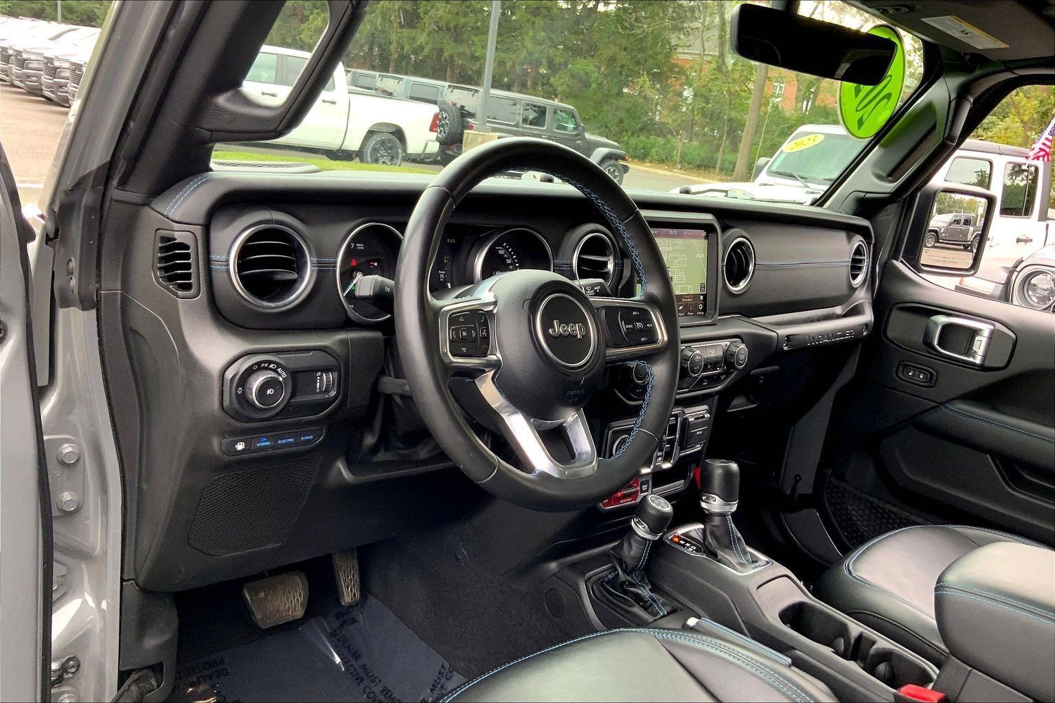 Certified 2023 Jeep Wrangler Unlimited Rubicon 4xe w/ Cold Weather Group AWD/4WD image 14