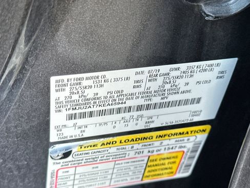 Used 2019 Ford Expedition Limited w/ Equipment Group 301A image 37