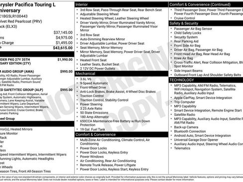 Used 2020 Chrysler Pacifica Touring-L FWD image 6
