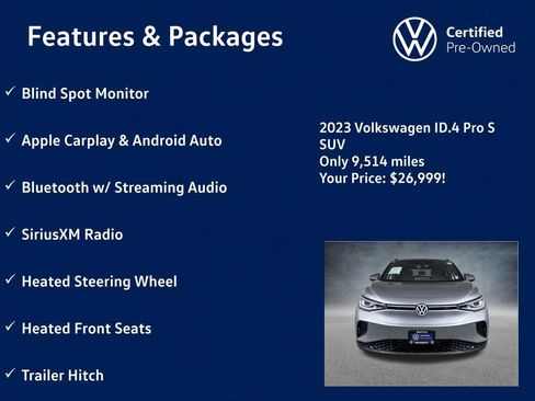 Used 2023 Volkswagen ID.4 Pro S AWD/4WD image 11