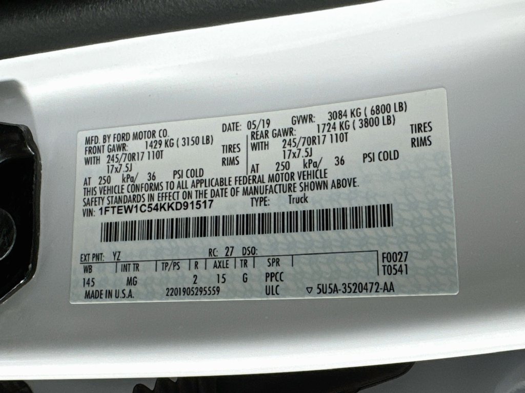 Used 2019 Ford F150 XLT w/ Equipment Group 301A Mid RWD image 40