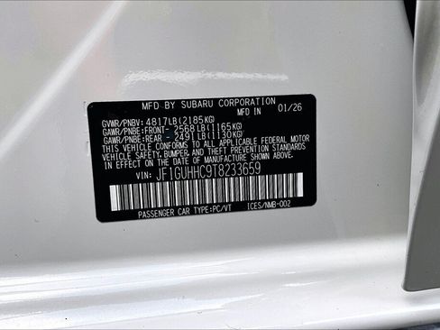 Certified 2026 Subaru Impreza RS AWD/4WD image 19