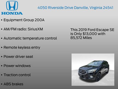 Used 2019 Ford Escape SE AWD/4WD image 7