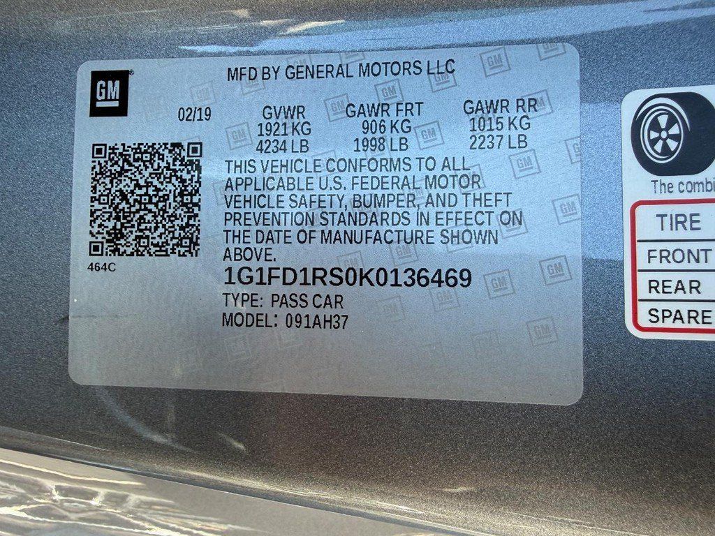 Used 2019 Chevrolet Camaro LT w/ RS Package RWD image 25