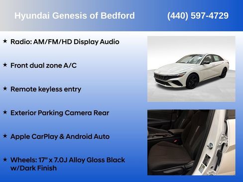 Certified 2026 Hyundai Elantra Sport w/ Cargo Package FWD image 7