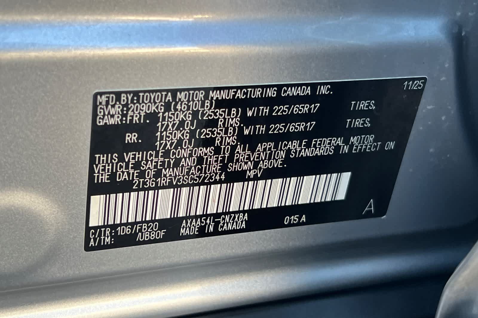 Certified 2025 Toyota RAV4 LE AWD/4WD image 32