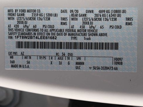 Certified 2020 Ford F250 Lariat w/ Lariat Ultimate Package image 43