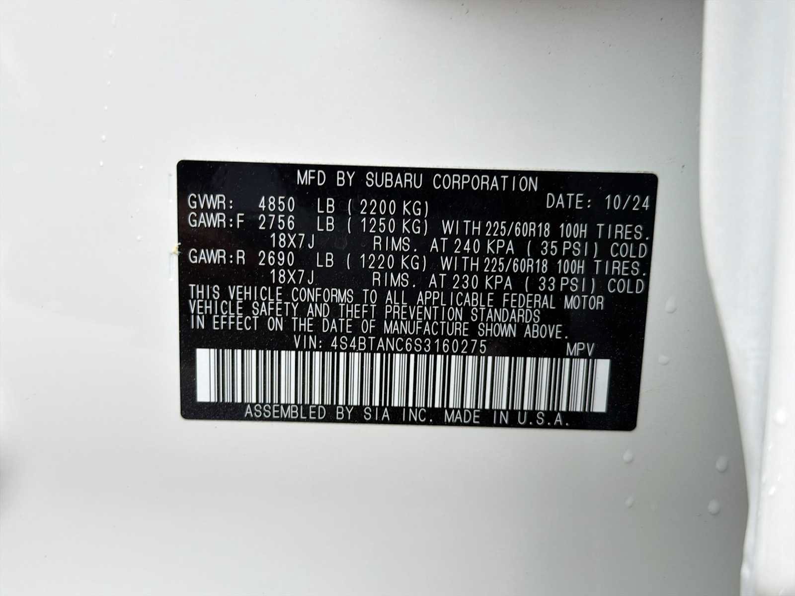Certified 2025 Subaru Outback Limited AWD/4WD image 32