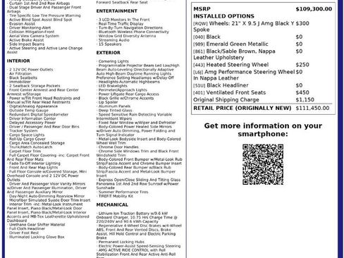 Used 2024 Mercedes-Benz EQE AMG 4MATIC SUV image 3