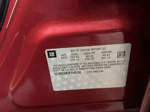Used 2015 Chevrolet Cruze LTZ w/ Sun, Sound and Sport Package FWD image 25