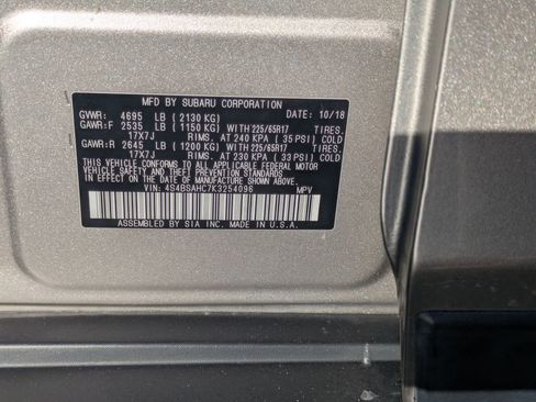 Used 2019 Subaru Outback 2.5i Premium image 38