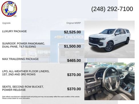 Certified 2024 Chevrolet Suburban Z71 w/ Luxury Package AWD/4WD image 5