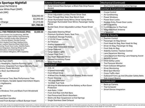 Used 2022 Kia Sportage Nightfall Edition w/ Nightfall Fwd Premium Package image 39