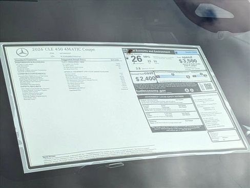 New 2026 Mercedes-Benz CLE 450 4MATIC Coupe image 18