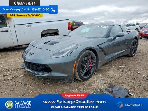 Used 2016 Chevrolet Corvette Stingray Coupe w/ 3LT Preferred Equipment Group RWD image 1