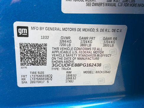 Certified 2023 Chevrolet Silverado 1500 LT Trail Boss w/ Protection Package AWD/4WD image 33
