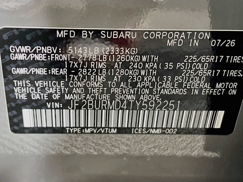 New 2026 Subaru Outback Wilderness AWD/4WD image 24