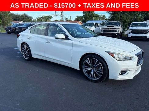 Used 2021 INFINITI Q50 Luxe RWD image 1