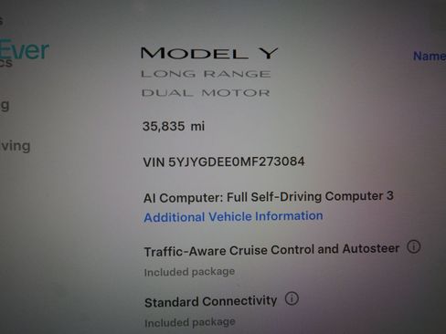 Used 2021 Tesla Model Y Long Range AWD/4WD image 7