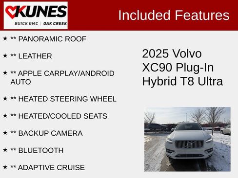 Used 2025 Volvo XC90 T8 Ultra AWD/4WD image 2