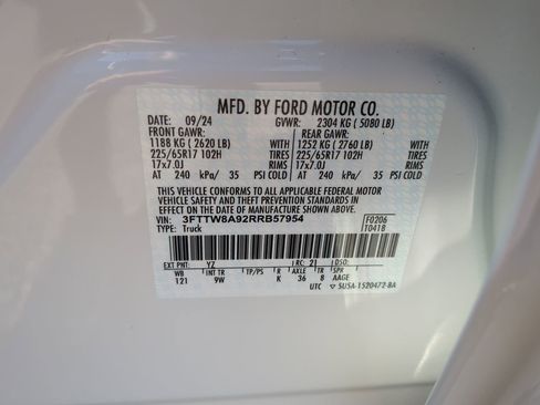 Certified 2024 Ford Maverick XL FWD image 25
