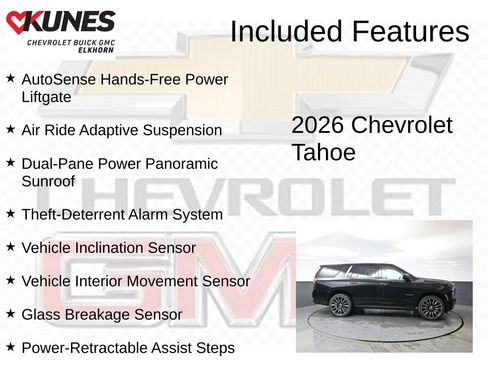 New 2026 Chevrolet Tahoe High Country AWD/4WD image 3