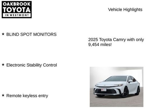 Certified 2025 Toyota Camry SE image 7