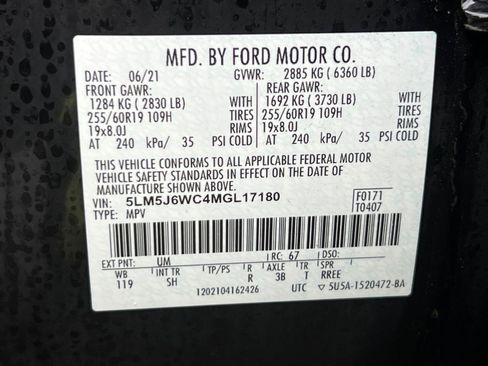 Used 2021 Lincoln Aviator Standard Sport Utility image 30