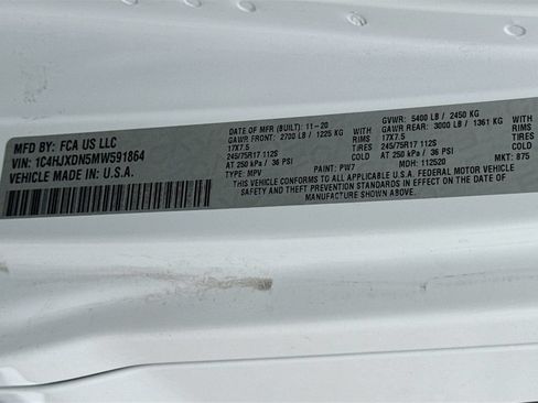 Used 2021 Jeep Wrangler Unlimited Sport AWD/4WD image 30