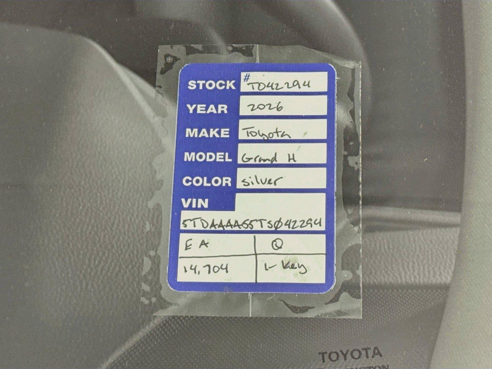 Certified 2026 Toyota Grand Highlander FWD image 50