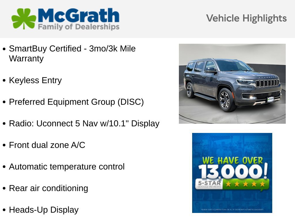 Used 2024 Jeep Wagoneer Series III AWD/4WD image 6