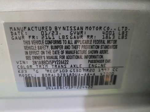 Used 2023 Nissan Sentra SV w/ Trunk Package FWD image 33