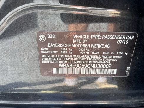 Used 2016 BMW 328i Sedan RWD image 27