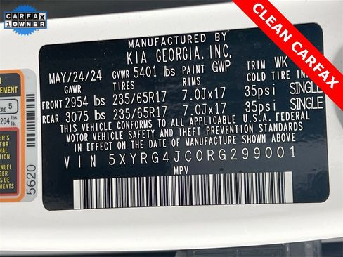Certified 2024 Kia Sorento LX image 32