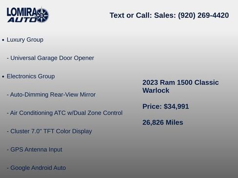 Used 2023 RAM 1500 Warlock AWD/4WD image 11