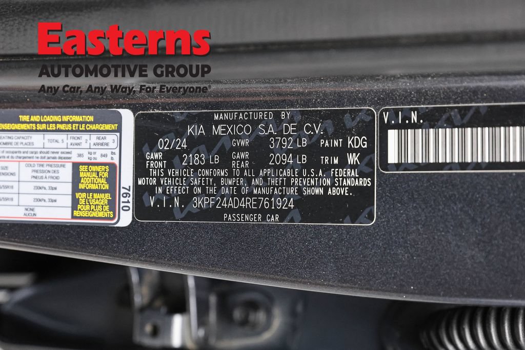 Used 2024 Kia Forte LXS FWD image 34