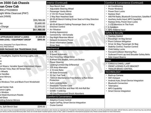 New 2026 RAM 3500 Tradesman w/ Chrome Appearance Group A AWD/4WD image 2