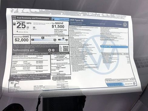 New 2026 Volkswagen Tiguan SE image 15