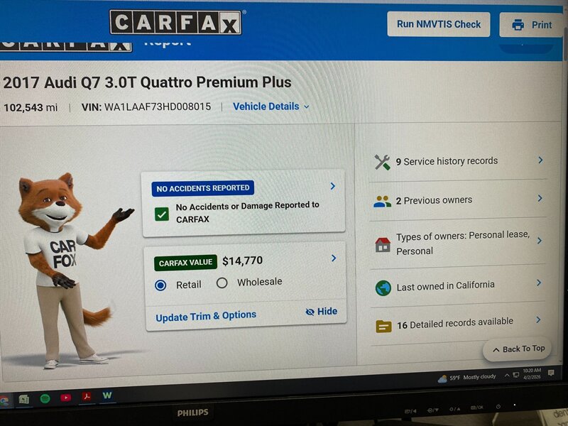 Used 2017 Audi Q7 3.0T Premium Plus AWD/4WD image 5